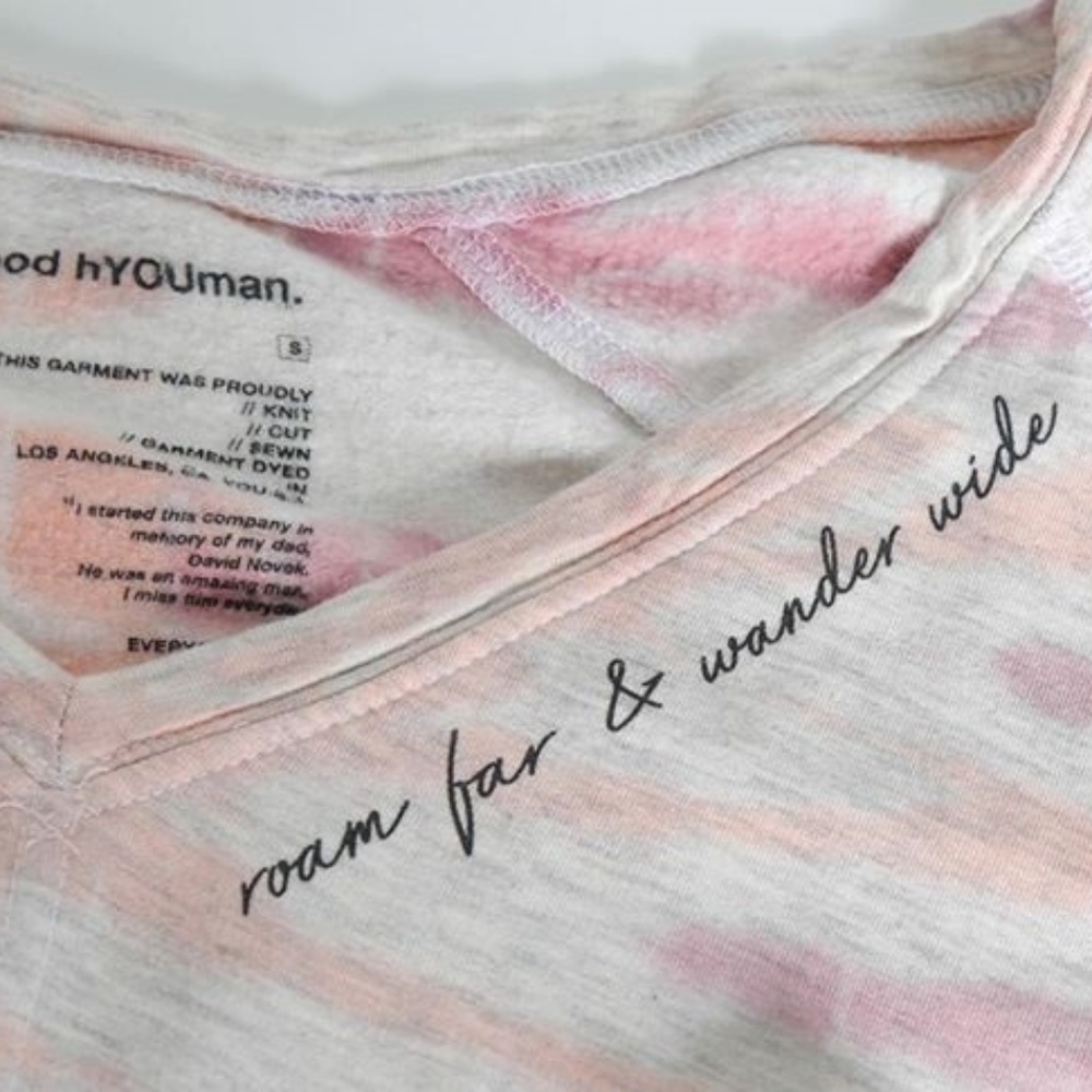 Good hYOUman Roam Far & Wander Wide Sweatshirt NWT